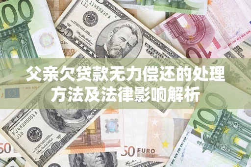 济南父亲欠贷款无力偿还的处理方法及法律影响解析
