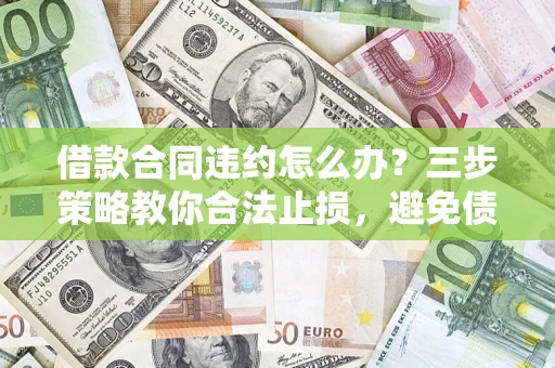 济南借款合同违约怎么办？三步策略教你合法止损，避免债务危机升级