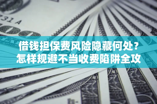 济南借钱担保费风险隐藏何处？怎样规避不当收费陷阱全攻略！